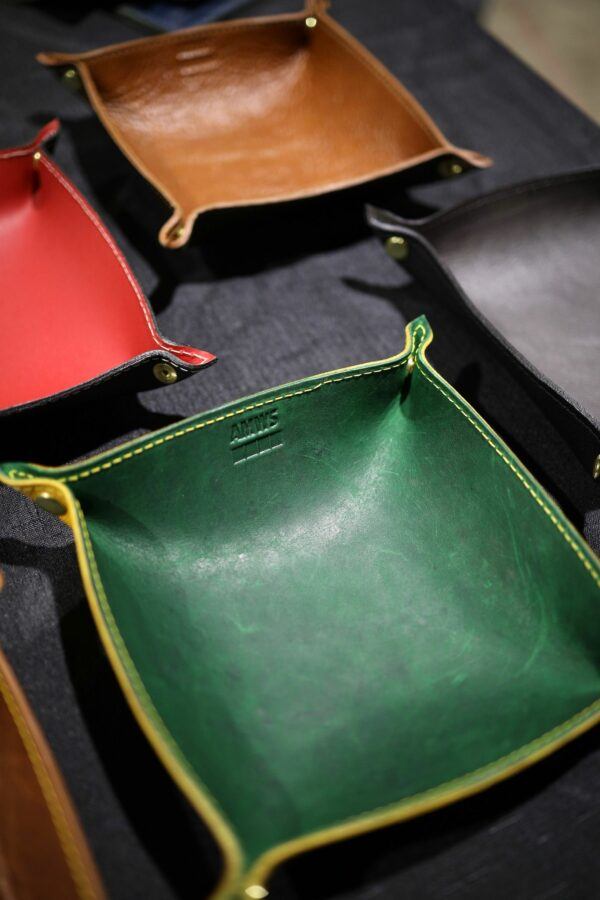 leather valet trays